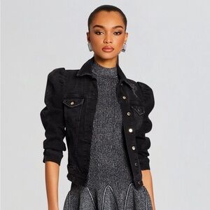 Retrofete Black Jean Jacket - Size M - NWOT